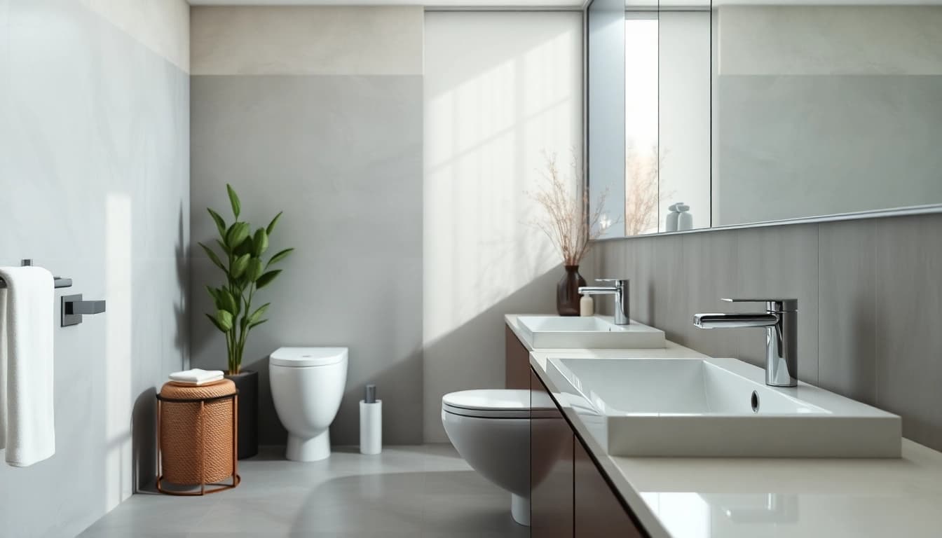 Optimally designed sonni sanitär bathroom fixtures enhancing modern interior.