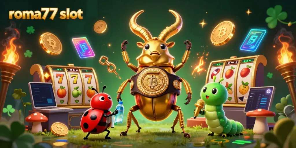 Mainkan roma77 slot dengan karakter kartun seru dan elemen jackpot menarik.