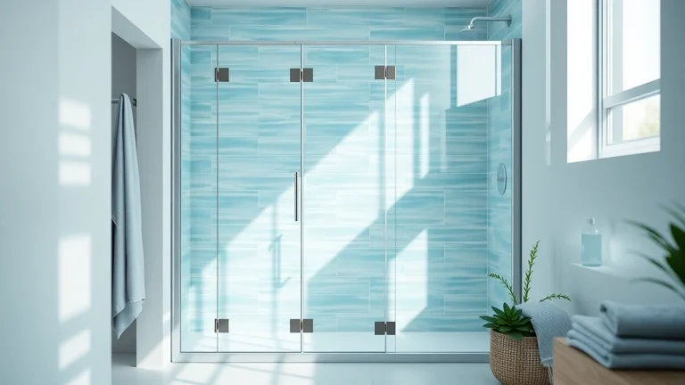 Hochwertige sonni Duschkabine 90x90 im modernen Badezimmer.