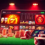 Online gaming experience at tk88win.live featuring vibrant slots and sports betting interface.