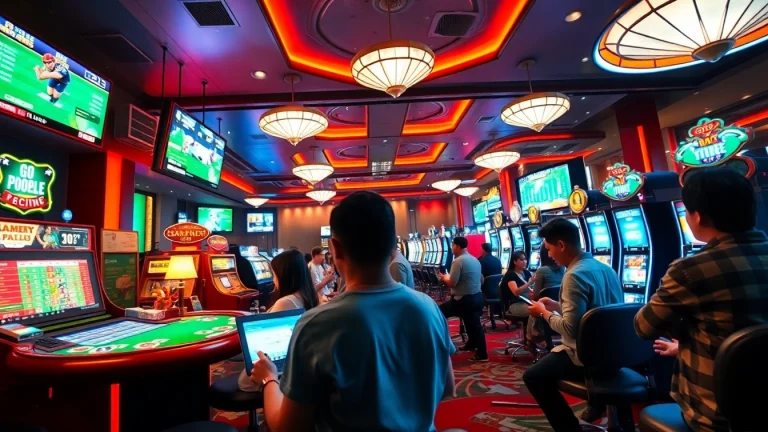 Experience online gaming excitement at winvn88.live with diverse players in a vibrant atmosphere.