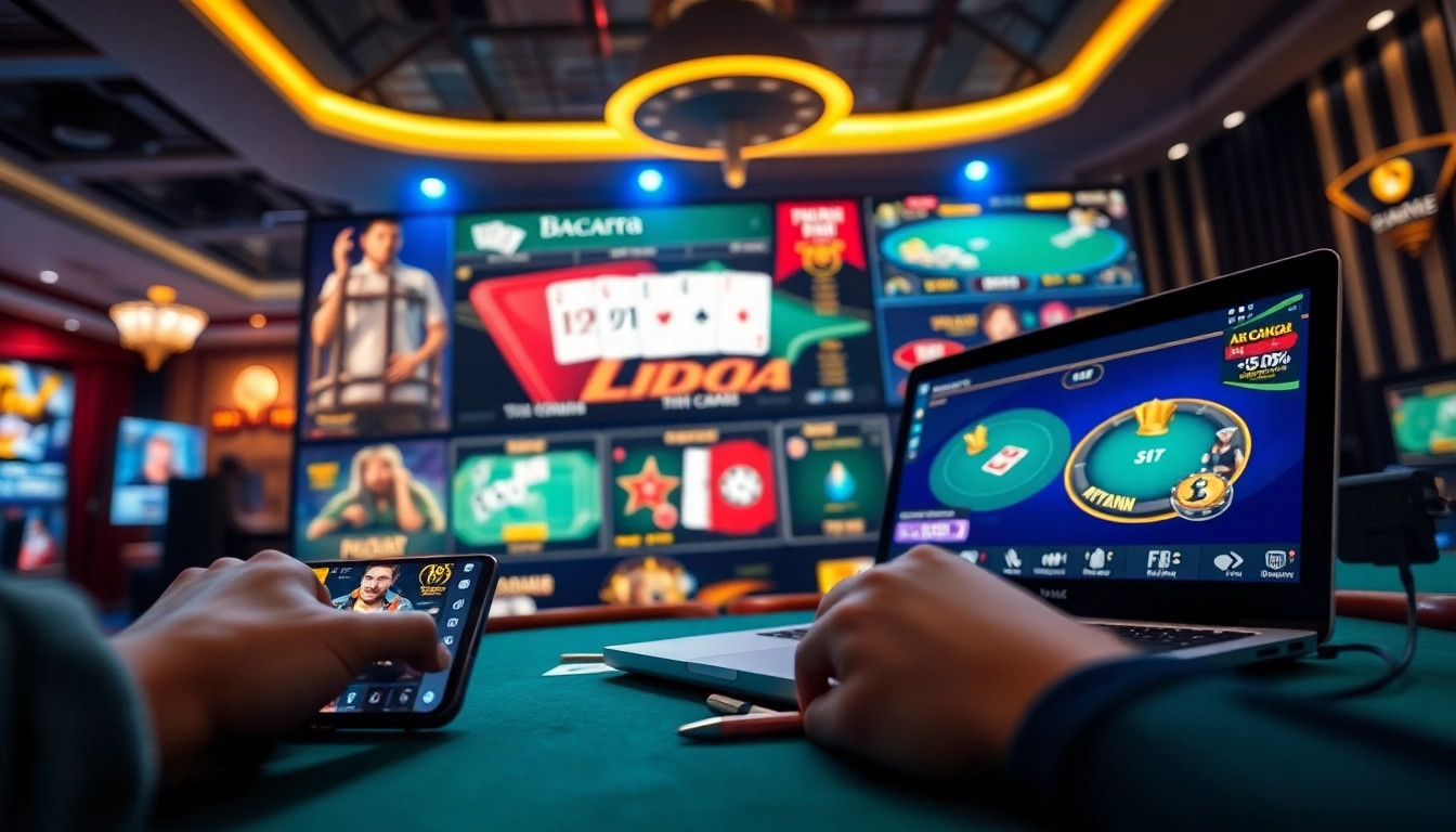 Experience the thrill of online card games at gamebaidoithuong.com.vc, featuring vibrant gameplay and professional graphics.