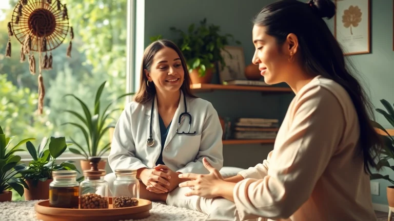 Experience Ayurveda Consultation with a professional in a tranquil setting.