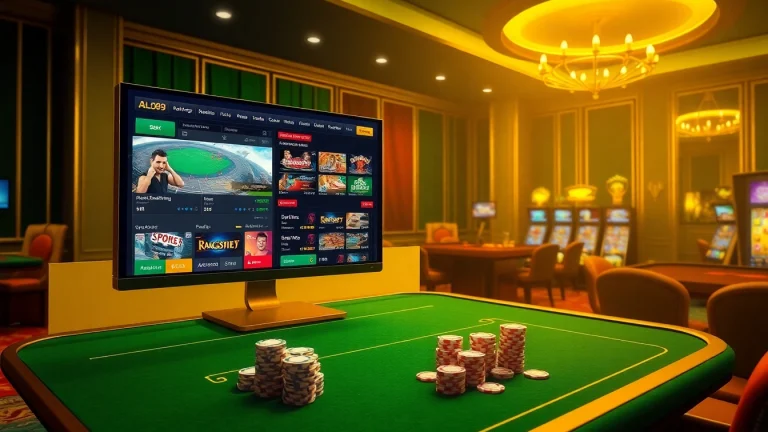 Experience the thrill of placing bets and log in to Alo789 with engaging online visuals.