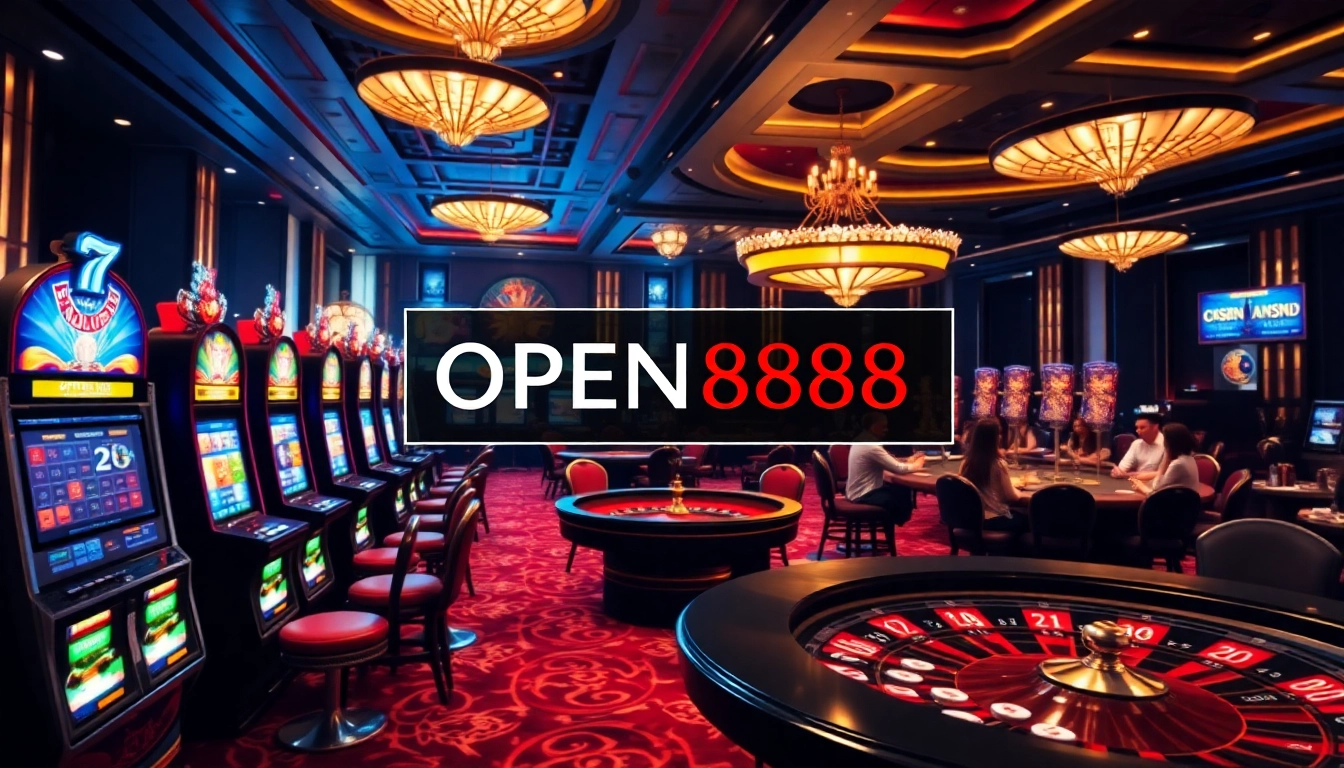 Experience excitement at OPEN888 with vibrant slot machines and engaging gameplay.