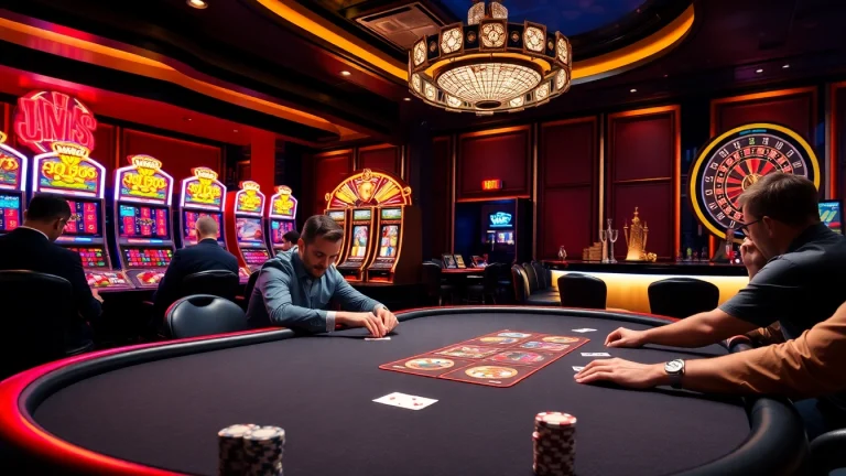 Experience the thrill of winning at mm66 with exciting poker action and vibrant casino ambiance.
