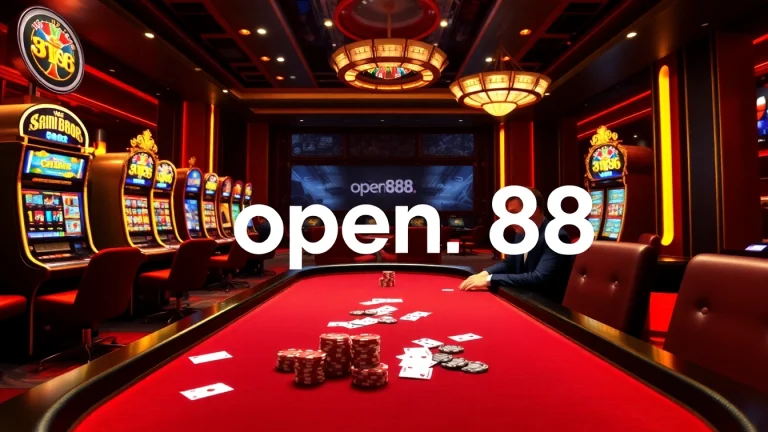 Experience thrilling gameplay at open88 with vibrant casino action and luxurious atmosphere.