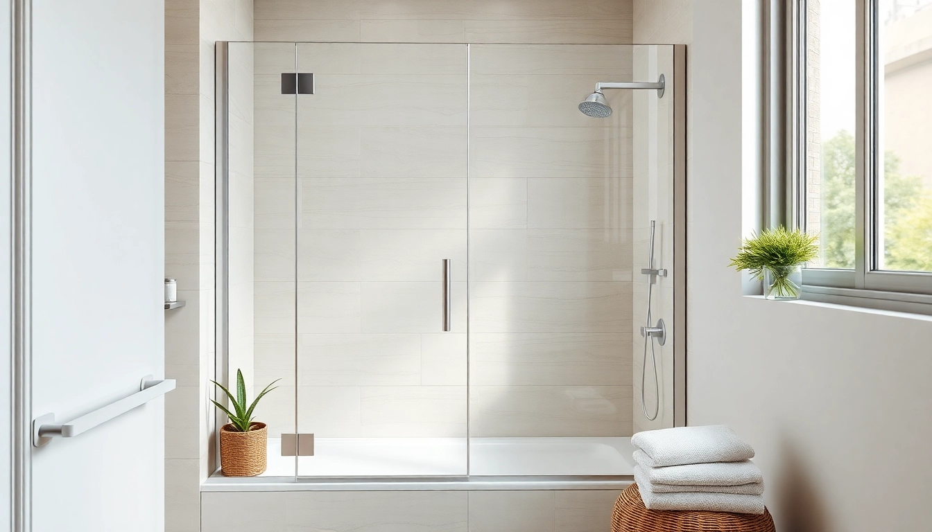 Showcase of a corner shower screen frameless displaying sleek design in a modern bathroom setup.