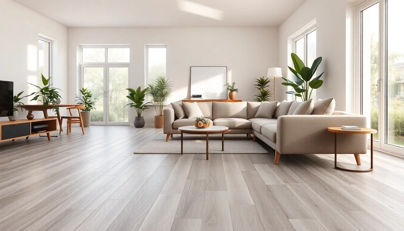 Showcasing stunning lvt flooring in a modern living room with natural light and cozy decor.