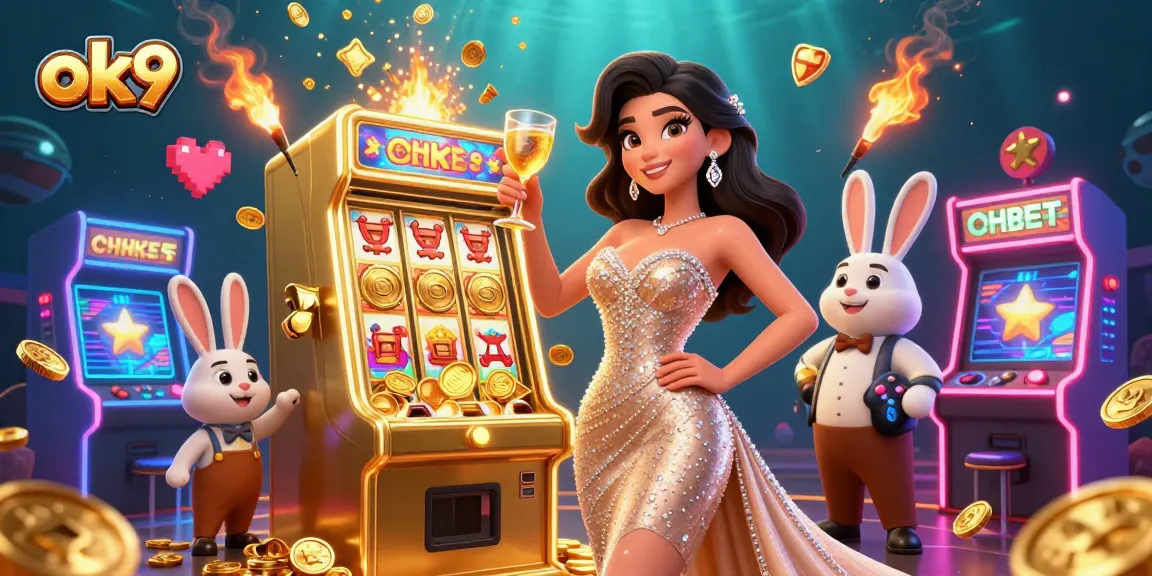 Celebrate victories with the dazzling ok9 jackpot machine and exciting gaming elements.