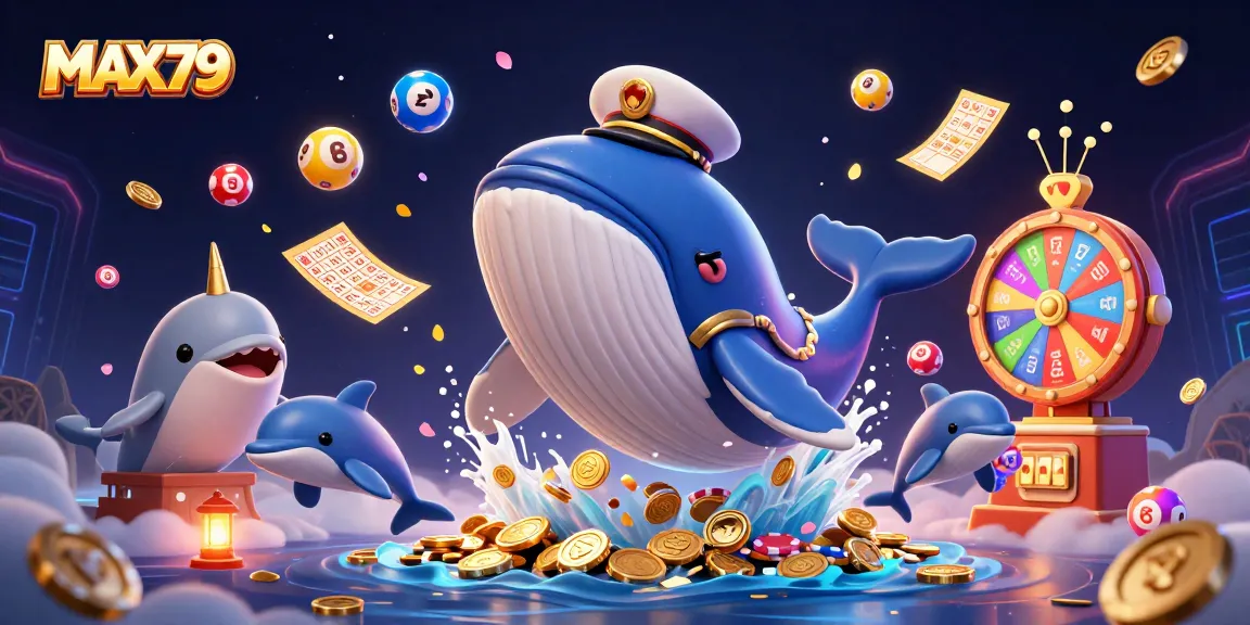 MAX79 players engage in thrilling lottery games with vibrant characters and elements.
