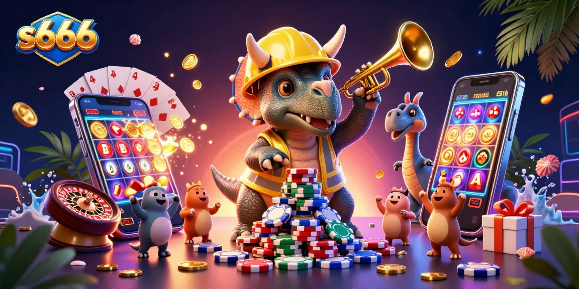 Watch s666 players celebrate big wins with vibrant casino-themed characters and dynamic gaming elements.