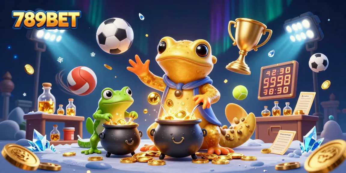 Experience the excitement of betting with 789BET in this vibrant 3D casino illustration.