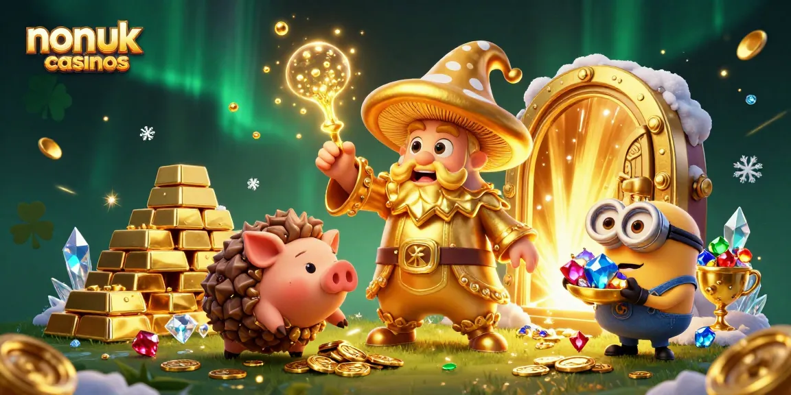 Experience the excitement of non UK casinos with a magical theme featuring wizards and treasures.