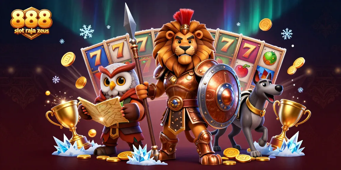 Engage in thrilling gameplay with 888 slot raja zeus featuring dynamic characters and exciting slot reels.