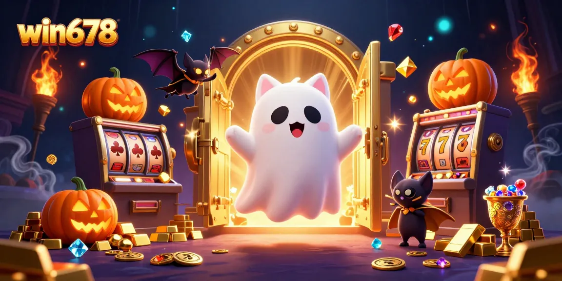 win678 invites you to experience thrilling casino adventures in a haunted mansion.